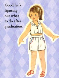 Good Luck Figuring Out What to Do After Graduation Gift Tag